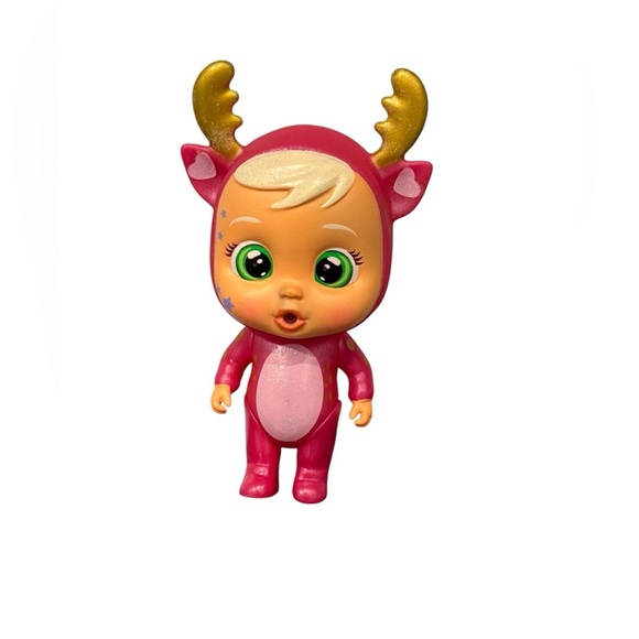 Cry Babies Rosie Reindeer 5” Doll - Picture 1 of 5